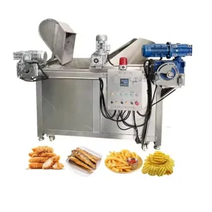 continuous-frying-machine-01 Continuous belt frying machine for potato chips and snacks