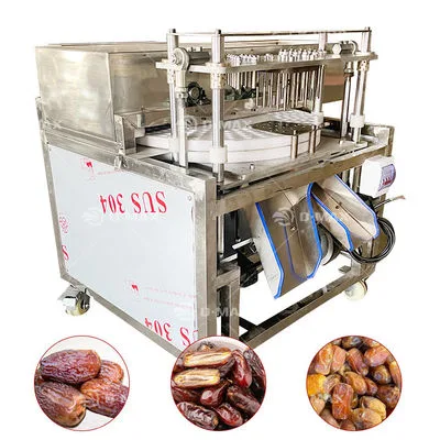 fruit-pitting-machine-03 Fruit pitting machine removing stones from cherries olives and dates