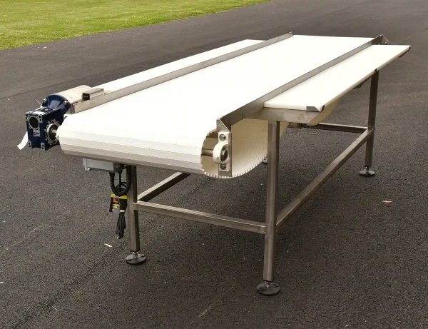 Inspection and sorting conveyor belt for manual grading of produce