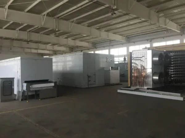 iqf-fluidized-bed-freezer-01 IQF fluidized bed freezer for diced vegetables and berries