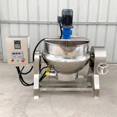 Jacketed cooking kettle with agitation for jams and sauces