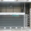 Plate freezer with hydraulic closure for block frozen product