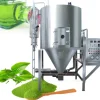 Spray dryer converting fruit and vegetable juice into soluble powder