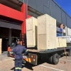 Spray dryer converting fruit and vegetable juice into soluble powder