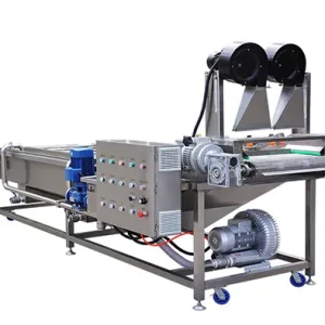 spray-washing-machine-01 High-pressure spray washing machine for leafy greens and cut vegetables