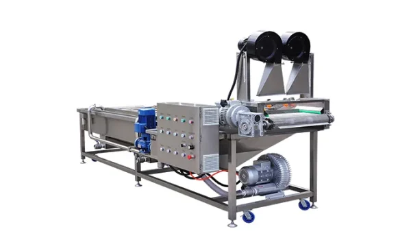 spray-washing-machine-01 High-pressure spray washing machine for leafy greens and cut vegetables