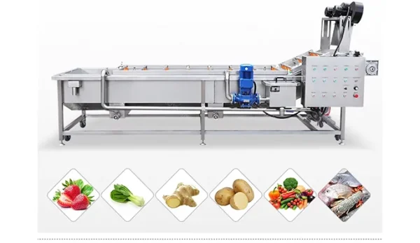 spray-washing-machine-03 High-pressure spray washing machine for leafy greens and cut vegetables
