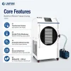 Vacuum freeze dryer preserving colour and structure of fruit pieces