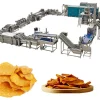Vegetable strip cutter producing uniform French fry strips