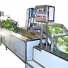 Vibrating screen grader separating product into size fractions